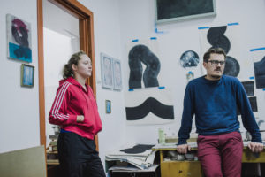 Projekt Pracownie_wywiad_Szczechowska_Zaborski_Zagórki_malarze_fot_Radek Zawadzki