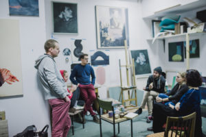 Projekt Pracownie_wywiad_Szczechowska_Zaborski_Zagórki_malarze_fot_Radek Zawadzki