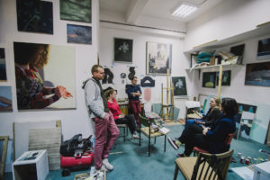Projekt Pracownie_wywiad_Szczechowska_Zaborski_Zagórki_malarze_fot_Radek Zawadzki