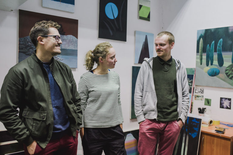 Projekt Pracownie_wywiad_Szczechowska_Zaborski_Zagórki_malarze_fot_Radek Zawadzki